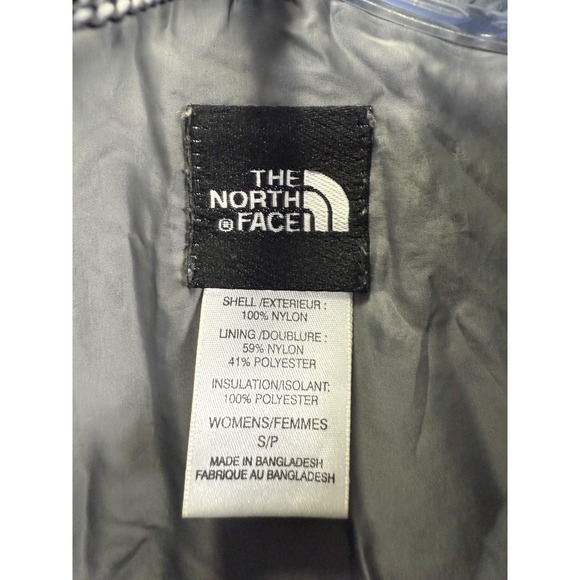 The North Face Jacket Womens Small Blue Insulated Ripstop Full Zip Packable - Picture 4 of 7